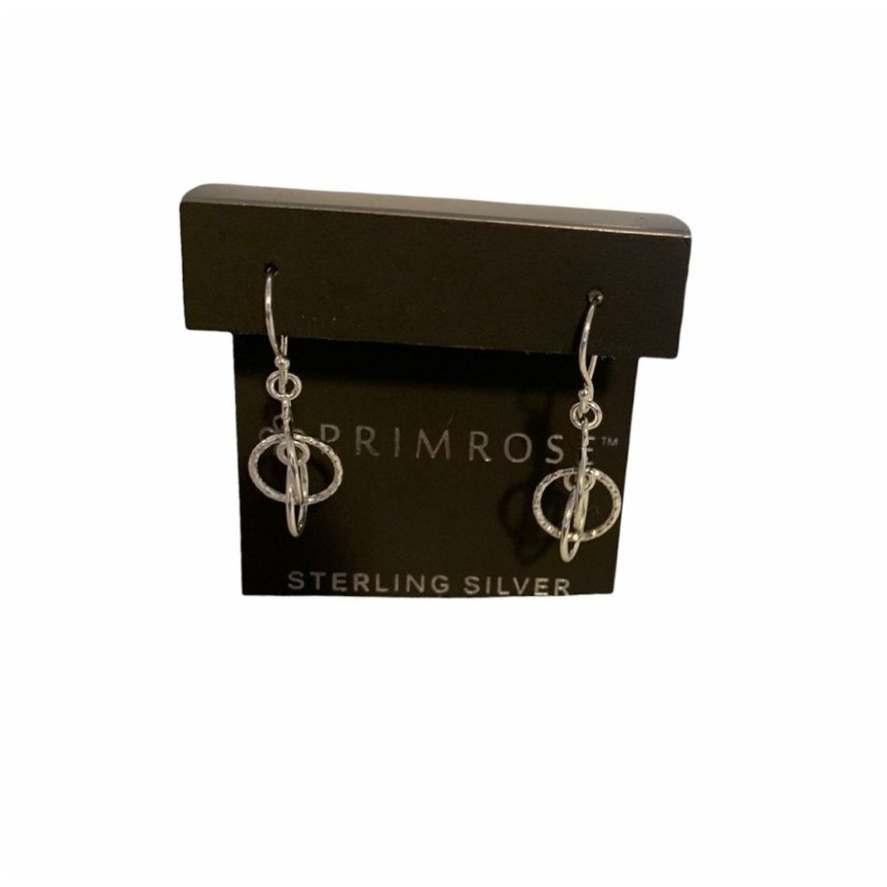 Primrose Dangle Earrings Sterling Silver